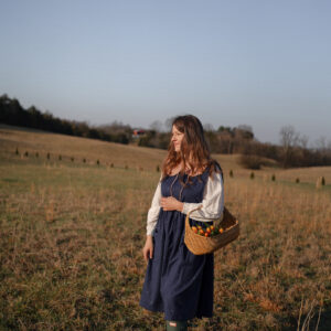 Belle Polka Dot Pinafore